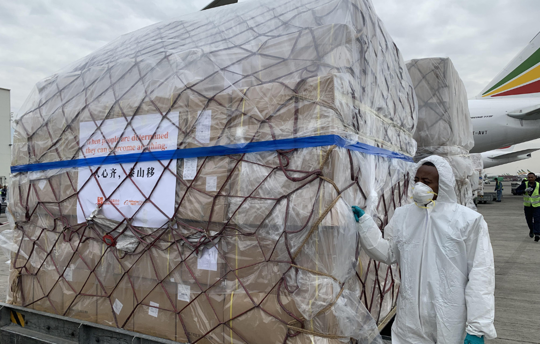 Getting critical medical supplies and protective gear to 54 African nations