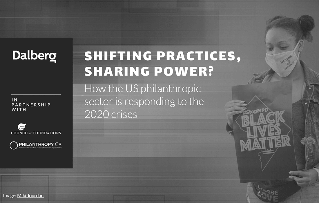 Shifting practices, sharing power? How the US philanthropic sector is responding to the 2020 crises